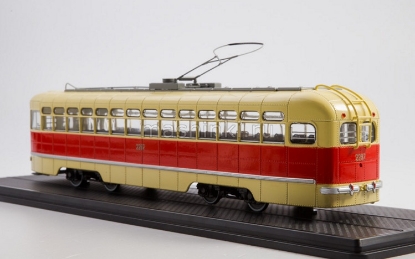 Изображение SSM 1/43 МТВ-82 трамвай бежево-красный