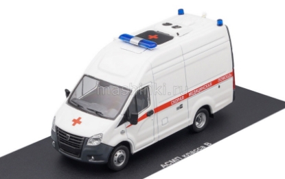 Изображение LENMODEL 1/43 АСМП класс B Скорая помощь 2016  белый