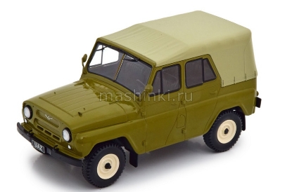 Изображение WHITEBOX 1/24 УАЗ-469 1975 оливковый