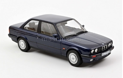 Изображение NOREV 1/18 BMW 325i (E30) 1988 blue metallic