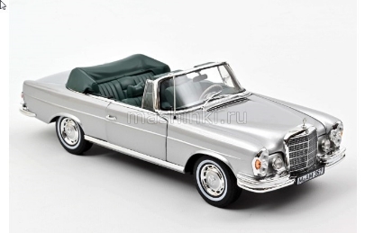 Изображение NOREV 1/18 MERCEDES-BENZ 280 SE Cabriolet (W108) 1969 silver metallic