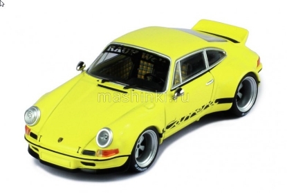 Изображение IXO 1/43 PORSCHE 911 (930) RWB Rauh-Welt Backdate light yellow