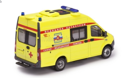 Изображение LENMODEL 1/43 АСМП класса С Медицина катастроф желтый
