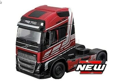 Изображение BBURAGO 1/43 Седельный тягач VOLVO FH16 GL 750 XXL 2020 metallic red