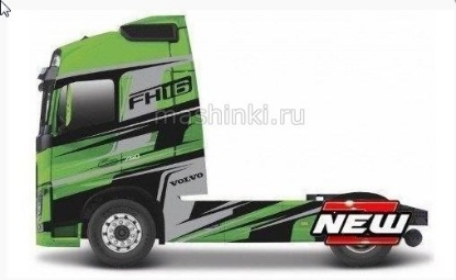 Изображение BBURAGO 1/43 Седельный тягач VOLVO FH16 GL 750 XXL 2020 green
