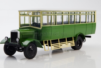 Изображение НАШИ АВТОБУСЫ-37 1/43 Автобус Я-6 зелено-желтый (16.05.2022)