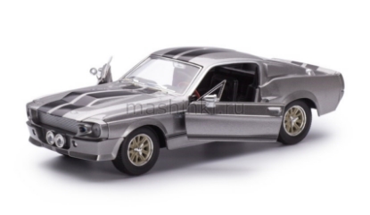 Изображение GREENLIGHT 1/24 FORD Mustang GT 500 Eleanor 1967 silver (к/ф Угнать за 60 секунд)