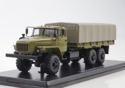 Изображение SSM 1/43 У-4320-0911 бортовой с тентом хаки