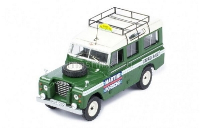 Изображение IXO 1/43 LAND ROVER 109 Series II техничка Porsche Martini Team Safari Rally 1978