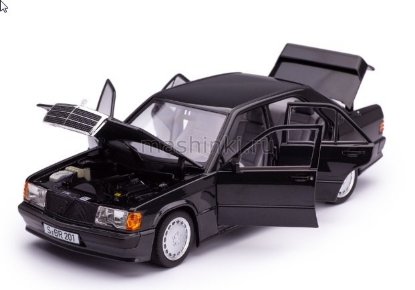 Изображение NOREV 1/18 MERCEDES-BENZ 190 E 2-3-16 (W201) 1984-1988 blue black