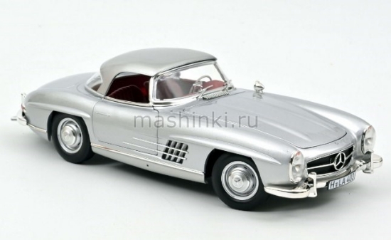 Изображение NOREV 1/18 MERCEDES-BENZ 300 SL Roadster 1957 silver