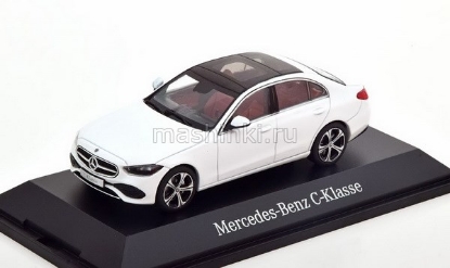 Изображение HERPA 1/43 MERCEDES-BENZ C-Class (W206) 2021 metallic white