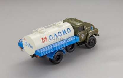 Изображение DIP 1/43 АЦПТ-4 (З-130) МОЛОКО Москва 1986 хаки/белый (тираж 300 шт)