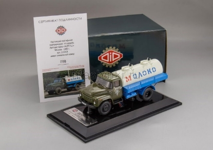 Изображение DIP 1/43 АЦПТ-4 (З-130) МОЛОКО Москва 1986 хаки/белый (тираж 300 шт)