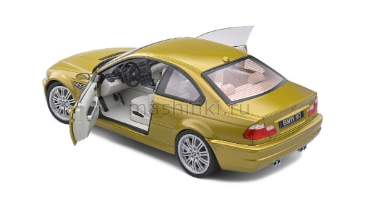 Изображение SOLIDO 1/18 BMW M3 (E46) Coupe 2000 yellow