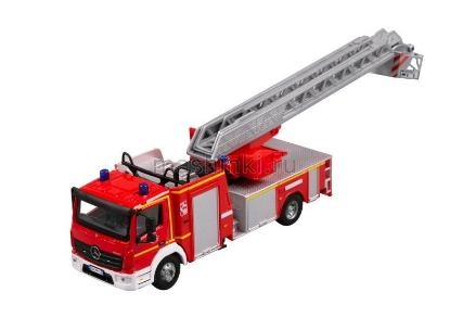 Изображение BBURAGO 1/50 MERCEDES-BENZ Atego Magirus DLK 23/12 пожарная лестница red/красный