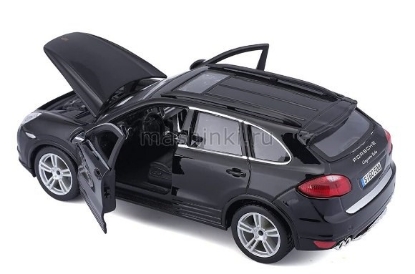 Изображение BBURAGO 1/24 PORSCHE Cayenne Turbo black/черный