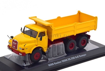 Изображение IXO 1/43 MAN DHAK 26.280 6x6 самосвал 1971 yellow