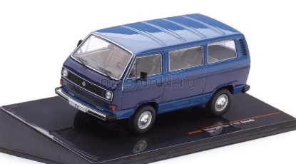 Изображение IXO 1/43 VW T3 Caravelle 1980 blue/dark blue