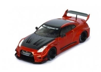 Изображение IXO 1/43 NISSAN 35GT-RR LB-Silhouette WORKS GT (тюнинг R35) 2019 metallic red/black