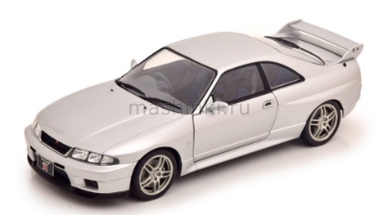 Изображение WHITEBOX 1/24 NISSAN Skyline GT-R (R33) 1997 silver
