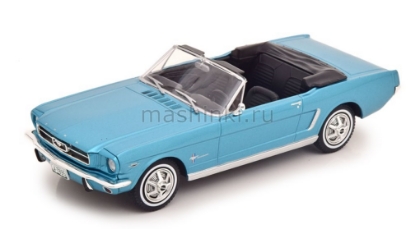 Изображение WHITEBOX 1/24 FORD Mustang Convertible 1965 metallic light blue