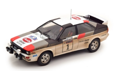 Изображение IXO 1/24 AUDI Quattro A1 №1 Audi Sport Mikkola/Hertz победитель RAC Rally 1982