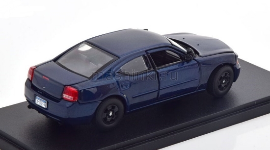 Изображение GREENLIGHT 1/43 DODGE Charger машина детектива Кейт Беккет (т/c Касл) 2006 midnight blue pearlcoat