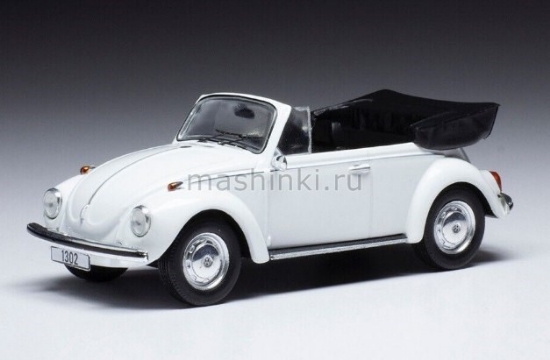 Изображение IXO 1/43 VW Beetle 1302 LS Convertible 1971 white