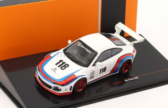 Изображение IXO 1/43 PORSCHE 911 (997) Old & New №118 Martini 2022 white