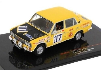 Изображение IXO 1/43 В-2103 Жигули (LADA 1500 S) №117 Avtoexport Брунза/Гирдаускас 6 место Rally Acropolis 1976