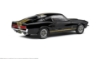 Изображение SOLIDO 1/18 FORD Mustang Shelby GT500 black with golden stripe