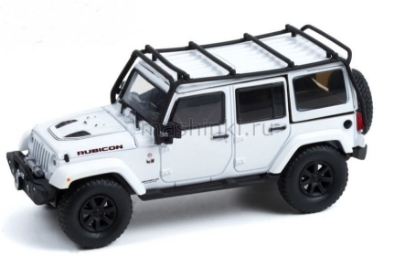 Изображение GREENLIGHT 1/43 JEEP Wrangler 4x4 Unlimited Rubicon Edition 5-дв. (Hard Top) 2014 white