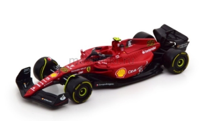 Изображение BBURAGO 1/43 FERRARI F1-75 №55 Scuderia Ferrari C.Sainz Formula 1 2022