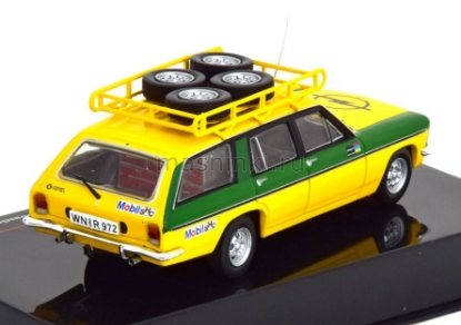 Изображение IXO 1/43 OPEL Admiral B Caravan техничка Team Irmscher с багажником и колесами на крыше 1974