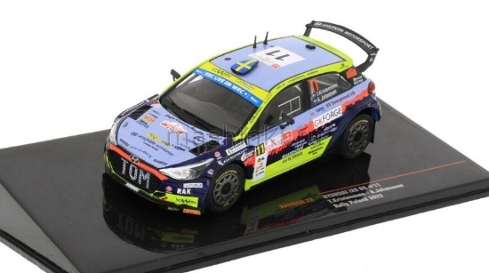 Изображение IXO 1/43 HYUNDAI i20 R5 №11 Kristensson/Johansson Rally Polen 2022