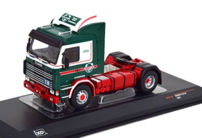 Изображение IXO 1/43 Седельный тягач SCANIA 142 M 1981 green-white
