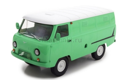 Изображение PREMIUM CLASSIXXS 1/18 УАЗ-452 фургон (3741) светло-зеленый