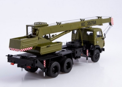 Изображение SSM 1/43 КС-3575А (53213) автокран хаки