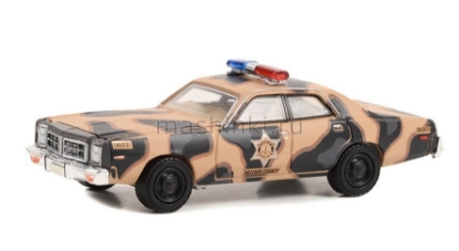 Изображение GREENLIGHT 1/64 DODGE Monaco Hazzard County Camouflage Sheriff 1978