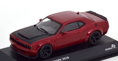 Изображение SOLIDO 1/43 DODGE Challenger Demon 2018 octane red