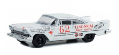 Изображение GREENLIGHT 1/64 PLYMOUTH Savoy №62 Joe Giba Pikes Peak International Hill Climb 1957
