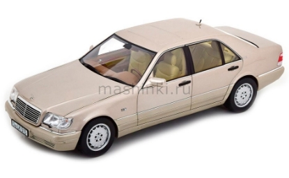 Изображение NOREV 1/18 MERCEDES-BENZ S600 (W140) 1997 champagne