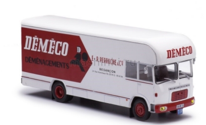 Изображение ALTAYA 1/43 BERLIET GBK 75 фургон Demeco-Demenagements 1969 white/red
