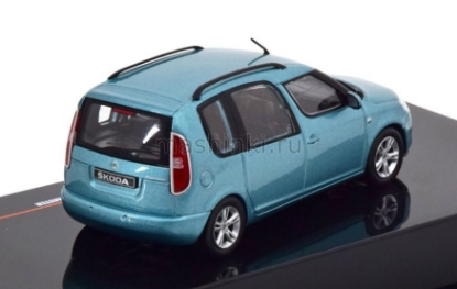Изображение IXO 1/43 SKODA Roomster 2007 light blue metallic