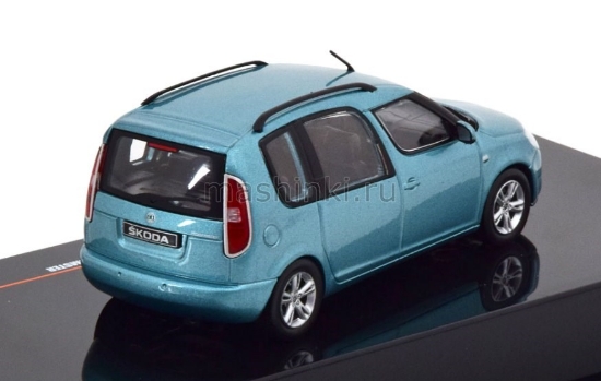 Изображение IXO 1/43 SKODA Roomster 2007 light blue metallic