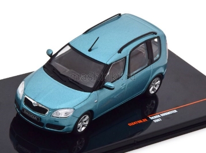 Изображение IXO 1/43 SKODA Roomster 2007 light blue metallic