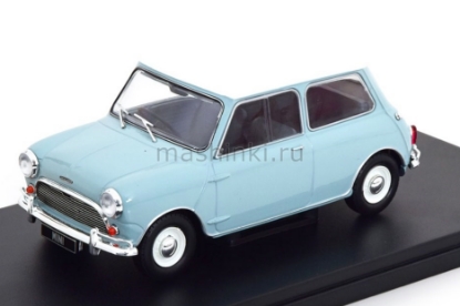 Изображение WHITEBOX 1/24 AUSTIN MINI Cooper S RHD 1965 light blue/white