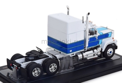 Изображение IXO 1/43 Седельный тягач MACK Superliner Magnum 1985 white-blue