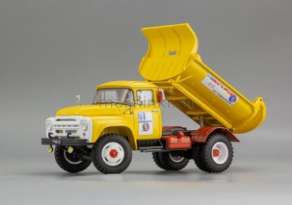 Изображение DIP 1/43 ММЗ-555 АВТОЭКСПОРТ самосвал 1965 желтый (тираж 252 шт)